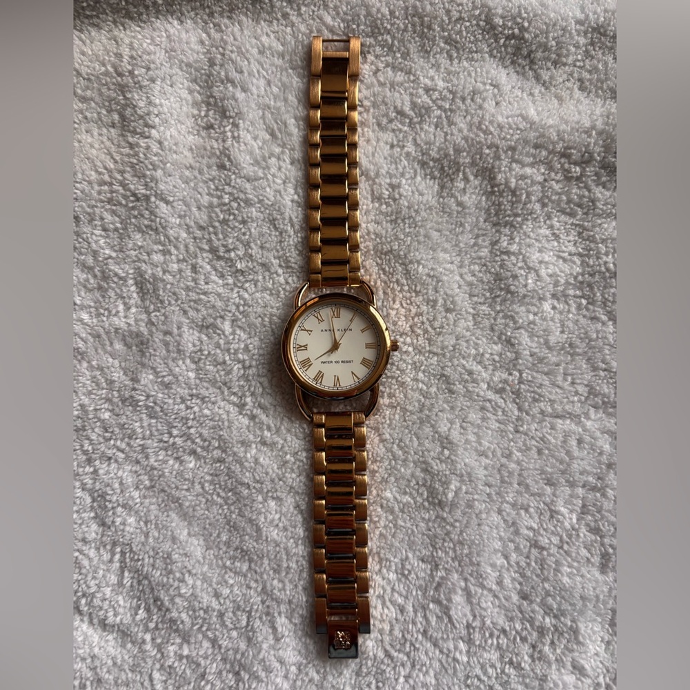 Anne Klein gold color watch